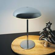 LED tafellamp Brilo unplugged Caxa 30 cm, chroom