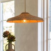 GOOD & MOJO hanglamp Santorini, Ø60cm, naturel, zeegras, E27