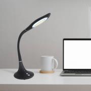 LED tafellamp Pattaya, zwart, dimbaar, CCT