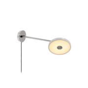 UMAGE LED wandlamp Asteria Long, grijs, staal, stekker