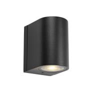 LED buiten wandlamp Alor, zwart, 1-lamp, IP65, dimbaar