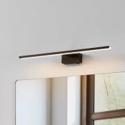 LED wandlamp Conettilla, zwart, breedte 60 cm, IP44, CCT