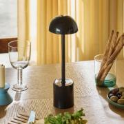 LED tafellamp op accu, Taten, zwart, hoogte 30 cm, metaal