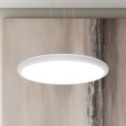 LED hanglamp Benett, wit, Ø 50 cm, metaal/acryl