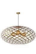 Lucide Wolfram - hanglamp - Ø 100 x 550 cm - mat goud
