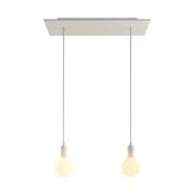 Creative Cables - hanglamp 2L - 67,5 x 120 cm - wit
