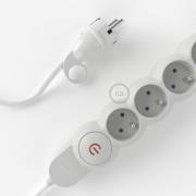 Creative Cables - stekkerdoos met 1 meter snoer - 4 aansluitpunten - B...