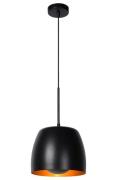 Lucide Nolan - hanglamp - Ø24 x 166,2 cm - zwart
