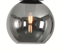 Artdelight Marino - glazen lampenkap - Ø 20 cm - titan