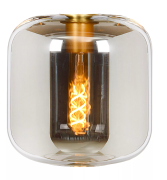 Lucide Joanet - glas - Ø 21 x 22 cm - gerookt