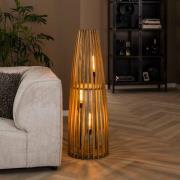 Vico Launch - vloerlamp - Ø 40 x 123 cm - mango hout