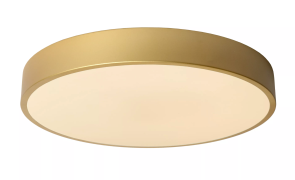 Lucide Unar - plafondverlichting - Ø 39,5 x 5 cm - 24W dimbare LED inc...