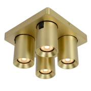 Lucide Nigel - opbouwspot - 20 x 20 x 11,5 cm - 4 x 5W dimbare LED inc...