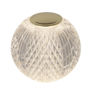 Lucide Cintra - tafellamp - Ø 9 x 8,7cm - 3 stappen dimmer - 1,5W LED ...