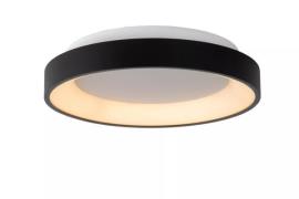 Lucide Vidal - plafondverlichting - Ø 28 x 6 cm - 21W LED incl. - zwar...
