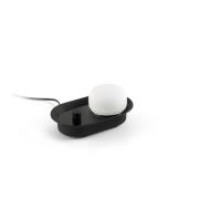 Faro Maya - wand/tafellamp - 12,2 x 8,7 x 8,9 cm - zwart