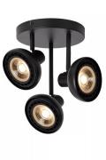 Lucide Sensas - opbouwspot - Ø 25,8 cm x 26,8 cm - zwart