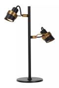 Lucide Tundran - tafellamp - 30 x 15 x 45 cm - zwart