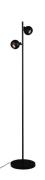 Artdelight Bolero - vloerlamp - Ø 25 x 150 cm - zwart