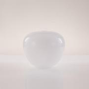 Artdelight Windsor - glazen lampenkap - Ø 29 x 24,5 cm - wit