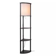 Lucide Menno - vloerlamp - 30 x 30 x 162,3 cm - zwart