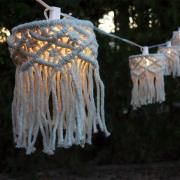 New Garden Mykonos Garland - lichtslinger aansluitbaar via kabel of zo...