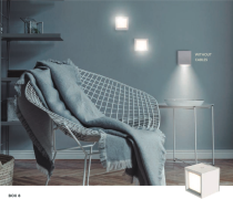 New Garden Box 8 - oplaadbare wand/plafondlamp - 7,5 x 7,5 x 7,5 cm - ...