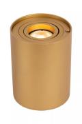 Lucide Tube - tafellamp - Ø 9,6 x 12,5 cm - 3 stappen dimmer - goud