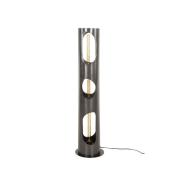 Vico Organic Cylinder L - vloerlamp - 111 cm - zwart nikkel