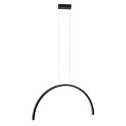 Maxlight Trio Arc - hanglamp - 80 x 180 cm - 21W LED incl. - zwart
