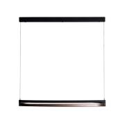Maxlight Singapur - hanglamp - 123 x 30 x 190 cm - 80W LED incl. - zwa...