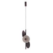 Maxlight Puro - hanglamp - 51 x 19 x 220 cm - 4 x 2W LED incl. - grijs...