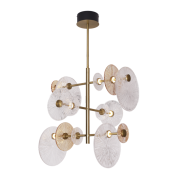 Maxlight Allure - hanglamp - Ø 60 x 105 cm - 14 x 3W LED incl. - mat g...