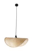 Maxlight Koshi - hanglamp - 60 x 32 x 120 cm - zwart en lichtbruin