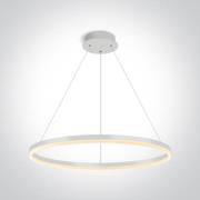 ONE Light Rings - hanglamp - Ø 80 x 150 cm - 60W LED incl. - wit