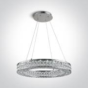 ONE Light Glass Stone Series - hanglamp - Ø 42 x 10,5 cm - 24W LED inc...