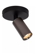 Lucide Ritmo - opbouwspot - 10 x 10 x 11,1 cm - koffie