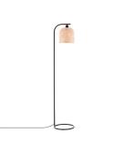 Nova Luce Intra - staanlamp - Ø 23 x 160 cm - natuurlijk bamboe en zwa...