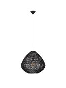 Nova Luce Melody - hanglamp - Ø 50 x 200 cm - zwart