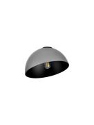 Nova Luce Onia - plafondlamp - Ø 29 x 19 cm - metallic en zandzwart