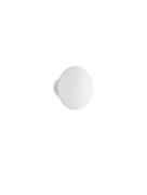 Nova Luce Onut - wandlamp - Ø 12 x 9,5 cm - 10W LED incl. - wit