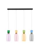 Nova Luce Pluma - hanglamp - 96 x 150 x 15 cm - 36W LED incl. - goud, ...