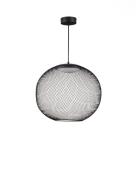 Nova Luce Kinetic - hanglamp - Ø 50 x 154 cm - 24W LED incl. - mat zwa...