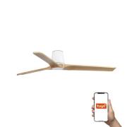 Faro Heywood Tub L Tuya Smart - plafondventilator - Ø 132 cm - mat wit...