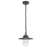 Nordlux Luxembourg - hanglamp - Ø 27,5 x 24 cm - IP33 - roestig