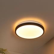 Lucide Dasher - plafondlamp - Ø 34,8 x 9,8 cm - 18W LED incl. - IP44 -...