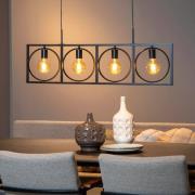 Lucide Suus - hanglamp - 107,8 x 23,5 x 160 cm - zwart