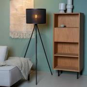 Lucide Tagalog  - vloerlamp - Ø 55 x 142 cm - zwart