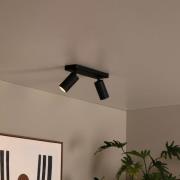 Lucide Clubs - opbouwspot - 31 x 9 x 14,9 cm - zwart