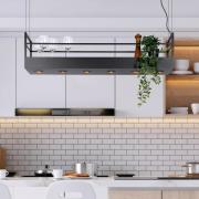 Lucide Miravelle - hanglamp - 110 x 22 x 160 cm - zwart